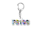 FS108(ファンタジスタ入れ歯)イラスト　絵描きのFS108 パンツだらけロゴ Acrylic Key Chain