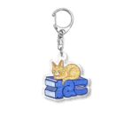 不機嫌なねこ屋さんの「当たり前のこと」（ねこ） Acrylic Key Chain