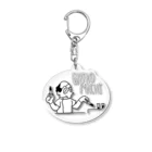 ねこ探知機の凝固待ち Acrylic Key Chain