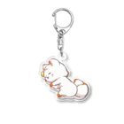 てnこSHOPの寝るてnこ単体3 Acrylic Key Chain