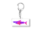 SakuraのRainbow sharks Acrylic Key Chain