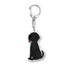 🥀SABRINAのBlacklab🐕‍🦺 Acrylic Key Chain