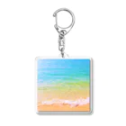 にこちんぴの虹っぽい海 Acrylic Key Chain