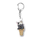 ourlifethingのdouble cat ice cream Acrylic Key Chain