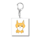 雪咲マリの犬のアクキー Acrylic Key Chain