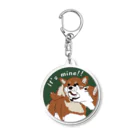 DOG FACEの柴犬【わんデザイン 7月】 Acrylic Key Chain