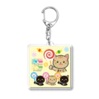 にこねこ【保護猫の保育園】のじゃんけん兄弟キーホルダー Acrylic Key Chain