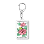 k-mの花札風_C Acrylic Key Chain