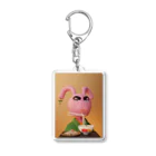 SCL STOREのピックバニーｘうどん Acrylic Key Chain