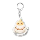 リズのオカメインコのラテ Acrylic Key Chain