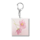 お花描き屋さんの秋桜(コスモス) Acrylic Key Chain