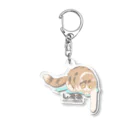 だいこくの猫絵生活ショップのしえるさん Acrylic Key Chain