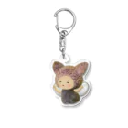 おめろんろんの小さな猫耳妖精ちゃん Acrylic Key Chain