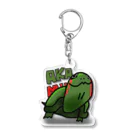 🐥ゆる(いイラストで生き物を)愛(でたい)のアカミミガメ🐢 Acrylic Key Chain