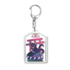 C.workセンターの猫又お守り風キーホルダー Acrylic Key Chain