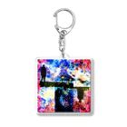 Laugh Rain LaboのWe have a lot to talk about. Acrylic Key Chain