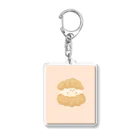 さきまるらんどのシュークリームのくりむちゃん Acrylic Key Chain