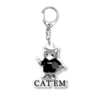 CAT'EM キャッテム　スニーカーを履いた猫のブランドのBASKE CAT 'Shadow'　スニーカーを履いた猫のブランド Acrylic Key Chain