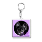 ぬくもふ屋　【猫 犬の似顔絵描き】のmalibu Acrylic Key Chain