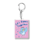  Millefy's shopのLet’s Dance Together Acrylic Key Chain