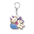 Blue Regionのデリバリーなんもしないクマちゃん Acrylic Key Chain