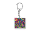 Contemporary　ArtのRandom color Acrylic Key Chain