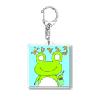 わがままボディショップのぶじかえる Acrylic Key Chain