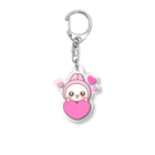 ♡らぶうさ♡のらぶうさ　ピンクハート♡ Acrylic Key Chain