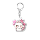 ♡らぶうさ♡のらぶうさ　ちゅー♡ Acrylic Key Chain