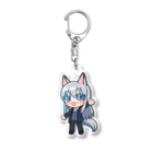 【銀狼の雨宿～お土産売り場～】のちびしずく Acrylic Key Chain