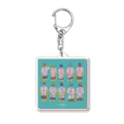 GheeeeeeSHOPのNumbers Acrylic Key Chain