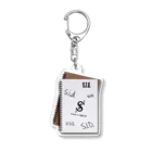 s.i.d.のs.i.d.　ノート柄 Acrylic Key Chain