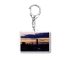 えびたろの札幌の夕日 Acrylic Key Chain