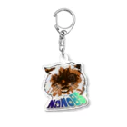 BFCisのBLACK FACE CAT is super color Acrylic Key Chain