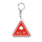 POKER GOODS SHOPのオールインアクリルキーホルダー Acrylic Key Chain