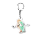 Nacca shopのモノ想いガール Acrylic Key Chain