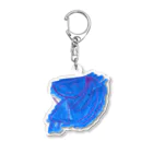 片桐ナントカのあおうこ Acrylic Key Chain