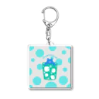 mojimojiのshuwashuwa ドット柄 Acrylic Key Chain