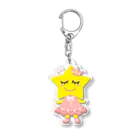 雁花工房（寄付アイテム販売中です）のおぽたん宇宙人 Acrylic Key Chain