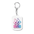 土屋李央のGaming BASE 番組グッズSHOPのGaming Growth アクリルキーホルダー（white  ver） Acrylic Key Chain