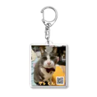 猫しゃちょうのグレくん サンプル Acrylic Key Chain