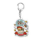 くーまんのお店でふのくーまん アクリルキーチェーン 20th気球 Acrylic Key Chain