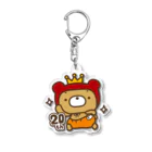 くーまんのお店でふのくーまん アクリルキーチェーン 20th王冠 Acrylic Key Chain