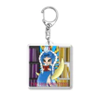 こつめちゃんのおみせのタロット 2:女教皇 Acrylic Key Chain