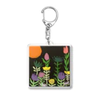 ほぎの暗闇の花畑 Acrylic Key Chain