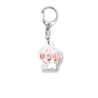 るかの赤いるか Acrylic Key Chain