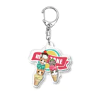 みきぞーん｜保護猫 ミッキー画伯と肉球とおともだちのrui&ram&ta-chan ice Acrylic Key Chain