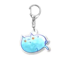 すずのねねこのみせのブルーハワイにゃむねこ Acrylic Key Chain