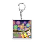 pessnokusuribakoの花火大会の思い出 Acrylic Key Chain