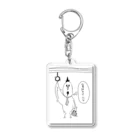 ニワトリの仕事辞めたいニワトリ Acrylic Key Chain